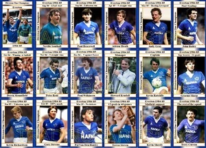 Tarjetas coleccionables de fútbol americano Everton First Division Champions 1984-85 leer - Imagen 1 de 1