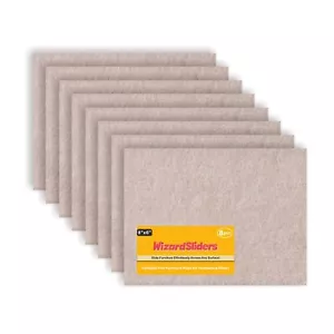 Felt Furniture Pads Self-Adhesive for Hardwood Floors 8pcs 8" x 6" x 1/5" Cut... - Picture 1 of 6