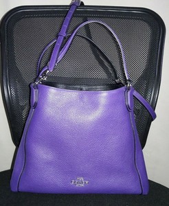 coach bolsa with purple strap