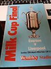 1984 Milk Cup Final programme Everton v Liverpool at Wembley