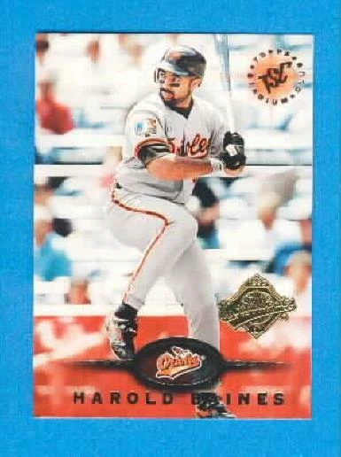 1995 Topps Stadium Club Card with World Series Logo HAROLD BAINES #444 - Image 1 of 1