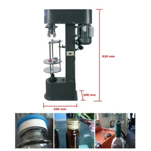 Semi-Auto Cap Capping Machine Metal Cap Screw Capping Machine 1000bottle/hour - Picture 1 of 10
