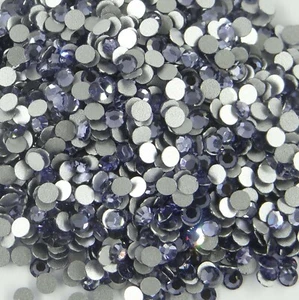 SS12 PR TA *** 50 Strasssteine PRECIOSA Flachboden SS12 (3,10mm) TANSANIT - Bild 1 von 4