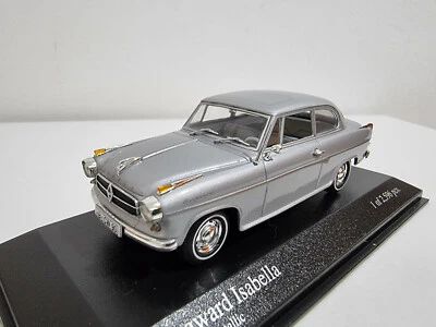 Minichamps 400096000 Borgward Isabella Limousine 1959 Silver  1/43   #NEW - Image 1 of 4