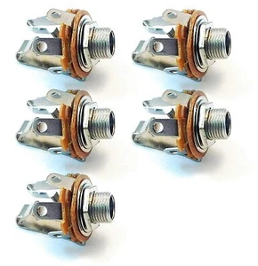 Switchcraft 1/4" (6.3mm) Stereo Jack Closed Circuit Chassis Mount Connector - Picture 1 of 1
