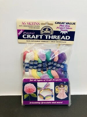 DMC Craft Thread 36 Skeins Embroidery Floss Mercerized Cotton New & Sealed - Image 1 of 4