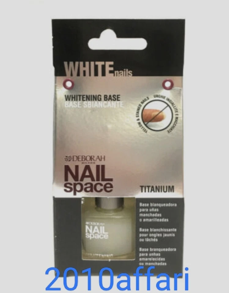 Deborah Nail Space White Nails Base Sbiancante Titanium