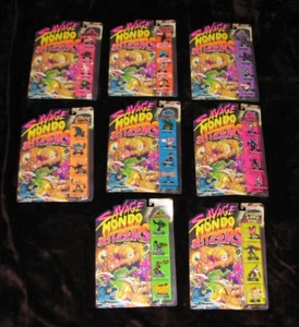 Rare! 1980's Kenner Savage Mondo Blitzers Complete Set New & Unopened - Picture 1 of 2