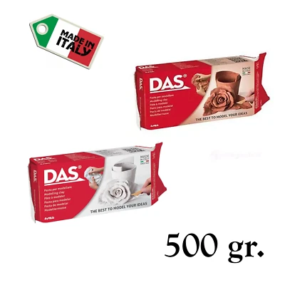 DAS Pasta Modellabile 500g – Bianco o Creta, Autoindurente, per Hobby e Scuola - Immagine 1 di 2
