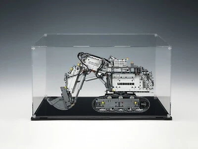 Teca in Plexiglas acrilico per Set LEGO® 42100 Escavatore Liebherr R9800 - Immagine 1 di 3