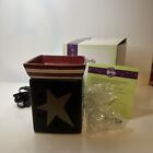 Scentsy Full Size Wax Warmer Liberty Patriotic Metal Star Stripes Red White Blue