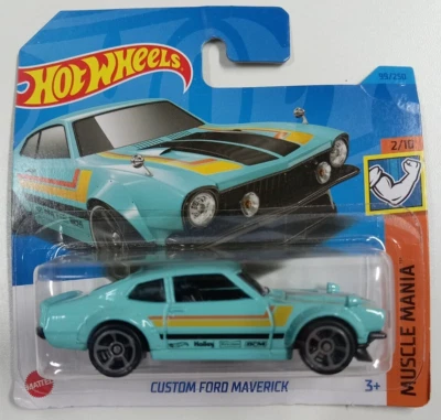 Custom Ford Maverick Hot Wheels 2023 Muscle Mania 2/10 #99/250 HKJ53-M521 Mattel - Imagen 1 de 4