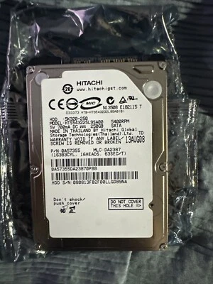 Hitachi 80GB Playstation 3 (PS3) Hard Drive HDD 5400RPM 5K250-80 HTS542580K9SA00 - Image 1 of 2