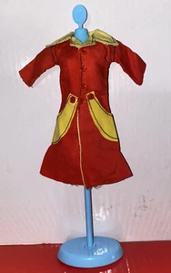 Vintage 1960’s Barbie Clone Maddie Red Yellow Rain Coat Hong Kong - Bild 1 von 5