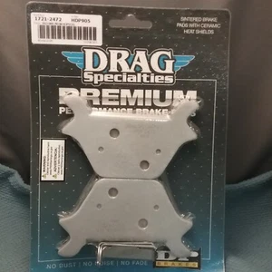 NEW DRAG SPECIALTIES 1721-2472 BRAKE PADS, SINTERED HARLEY/BUELL HDP905 - Picture 1 of 3