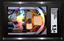 2023 Topps Tribute MARK McGWIRE Gold /75 Triple Relic SGC 9.5 MT+