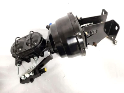 Se adapta a Jeep CJ 1974 negro 7" doble potencia freno amplificador disco de conversión maestro Foto 1 de 3