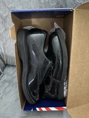 Zapatos Thorogood Para Hombre 10M Clásicos Poroméricos Oxford Brillo Negro Charol Foto 1 de 4