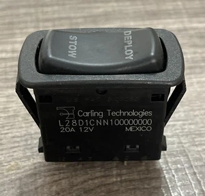 Carling Technologies rocker switch l28d1cnn100000000 Deploy Stow 20A 12V - Picture 1 of 5