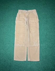 90s Carhartt Double Knee Carpenter Pants Jeans trendy size 32x32 hipster hype - Picture 1 of 8