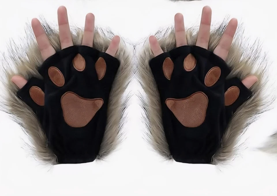 Gato Zorro Therian Patas Peludas Set Cosplay Mascarada Halloween  Foto 1 de 4