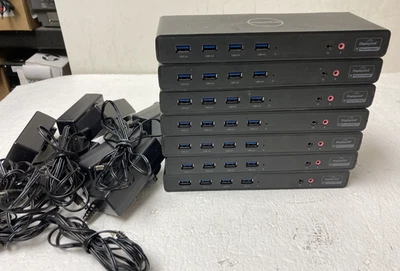 Lote de 7 estaciones de acoplamiento universales para monitor 4K VisionTek VT4000 - 901005 Foto 1 de 4