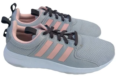Adidas Cloudfoam Lite Racer B44739 Mujer’s Gris/Melocotón Entrenadores para Correr Talla UK 5 Foto 1 de 4