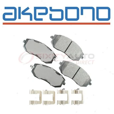 Akebono Pro-ACT Front Disc Brake Pad Set for 2013-2017 Subaru BRZ - Braking ga — 第 1/4 张图片