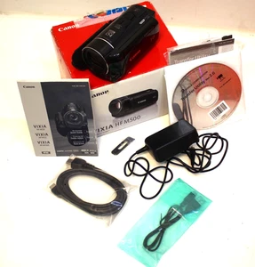 Canon VIXIA HF M500 Pro HD Video Camcorder CMOS 10x Image Stabilization - Bundle - Picture 1 of 9
