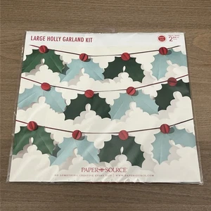 Paper Source große Stechpalme Girlande Kit Weihnachten/Feiertag Dekor 12' - Bild 1 von 4