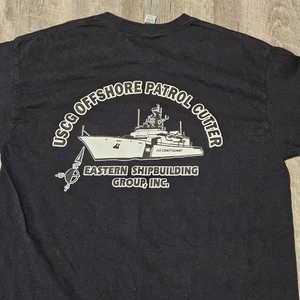 Camiseta USCG Offshore Patrol Cutter para hombre manga corta azul marino talla grande - Imagen 1 de 8