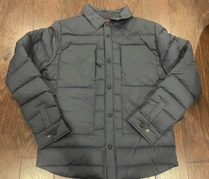 Obermeyer Explorer Down 600 Fill Shirt Jacket  Men Size Small Blue Nights  NWOT - Picture 1 of 11