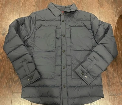 Obermeyer Explorer Down 600 Fill Shirt Jacket  Men Size Small Blue Nights  NWOT - Image 1 of 4