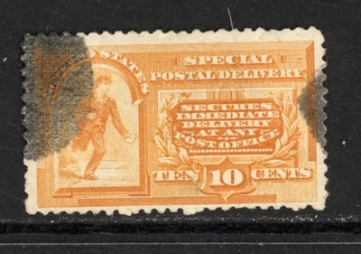 SCOTT E3 1883 10 CENT SPECIAL DELIVERY ISSUE USED F-VF CAT $32! - Image 1 of 2