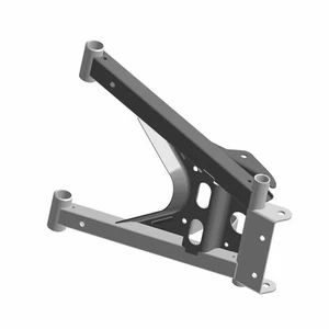 Polaris Rear Lower Control Arm Weld, Right, Black, Genuine OEM Part 1022803-458 - Picture 1 of 2