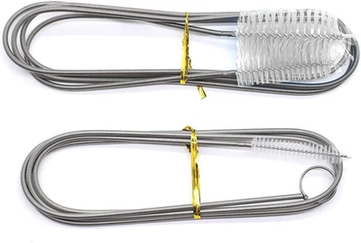 CHJIEJIE 2 Stück Rohrreinigungsbürste Schlauchbürste Rohrbürste, Abflussreiniger Bürste A