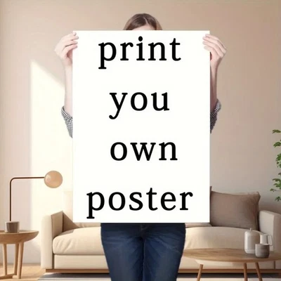 Póster fotográfico personalizado impresión en lienzo personalizado personalizado personalizado tu póster fotográfico 16x24" Foto 1 de 4