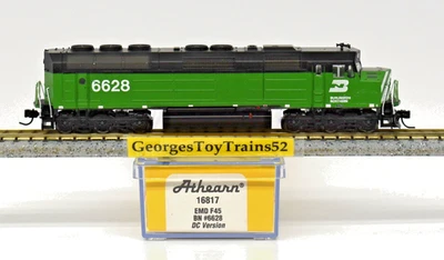 ATHEARN N GAUGE 1:160 #6628 BN BURLINGTON NORTHERN EMD F45 DIESEL DC 16817 LNIB - Image 1 of 4