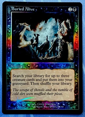 Buried Alive 118/350 FOIL Odyssey - VINTAGE Magic The Gathering 2001 - Image 1 of 4