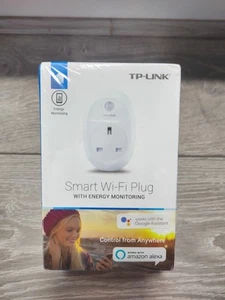TP-Link Kasa Smart Wi-Fi Plug HS110(UK) Energy Monitoring Amazon Alexa/Google - Picture 1 of 4