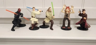 Star Wars 3 1/4" Figura Aplausos 1999 Episodio I (1) La Amenaza Fantasma Lote De 5 Foto 1 de 3