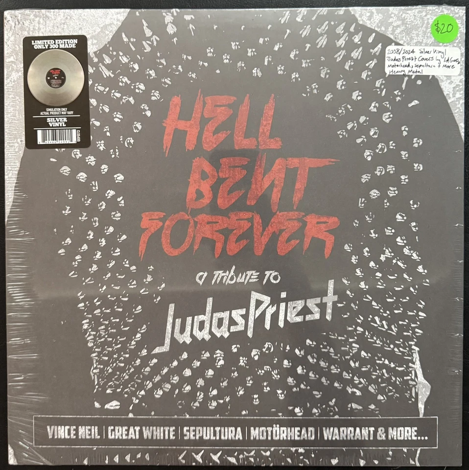 NEW A Tribute to Judas Priest – Hell Bent Forever Silver Vinyl LP Limited to 300 Foto 1 de 2