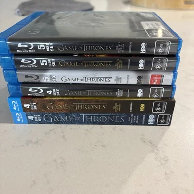 Game Of Thrones Blu-ray Season 1-6 HBO Series 27 Discs R18+ Region B Free Post - Image 1 of 4