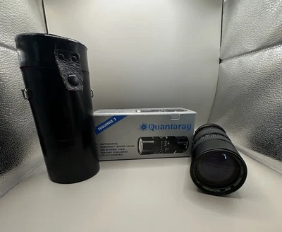 Quantaray 85-210mm f/3.8 Manual Focus Auto Zoom Lens Macro for Canon w Case &Box - Image 1 of 4