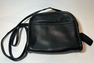 Vintage Coach Abbie Zip Crossbody Bag 9017 Black Leather Mini Bag COACH - Picture 1 of 6
