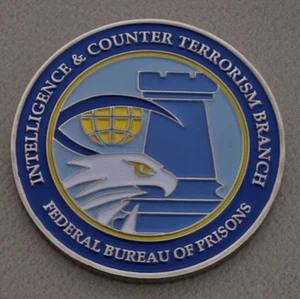 Federal Bureau of Prisons Intelligence & Terrorism Branch, WV, NGU Coin. - Bild 1 von 2