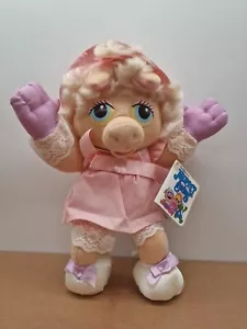 DE COLECCIÓN HASBRO PLAYSKOOL JIM HENSON PELUCHE SUAVE MISS PIGGY 1989 MUPPET SHOW - Imagen 1 de 4