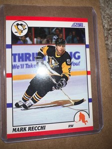 1990-91 Score Hockey #35 Mark Recchi, 