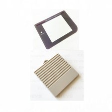 New GRAY Nintendo Game Boy Original DMG-01 Battery Cover + New Screen Lens Door