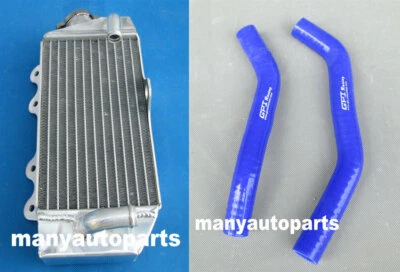 Aluminum Radiator +Blue Hose For 2002-2021 Yamaha YZ85 YZ 85 2014 2013 2015 2012 Foto 1 de 4